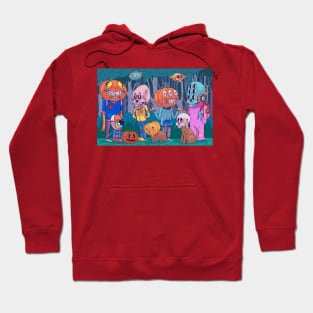 Spooky creatures Halloween Hoodie